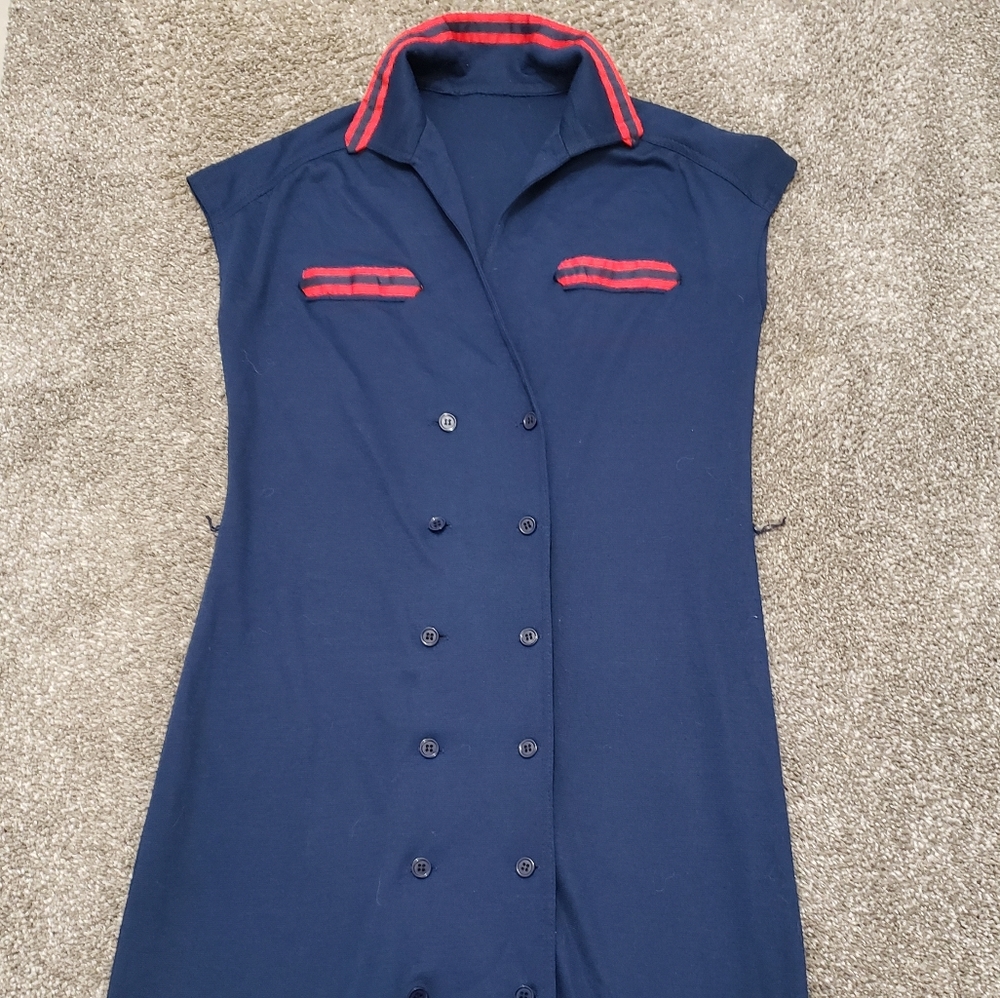 Vintage stewardess style dress